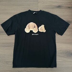 Palm Angels Black Cotton Tee